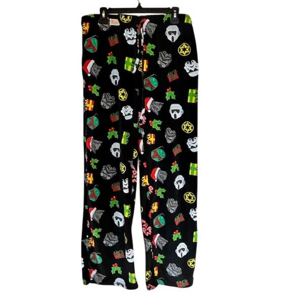 Star Wars Christmas Themed Sleepwear Soft Fleece Pajama Pants size XL - Picture 1 of 6